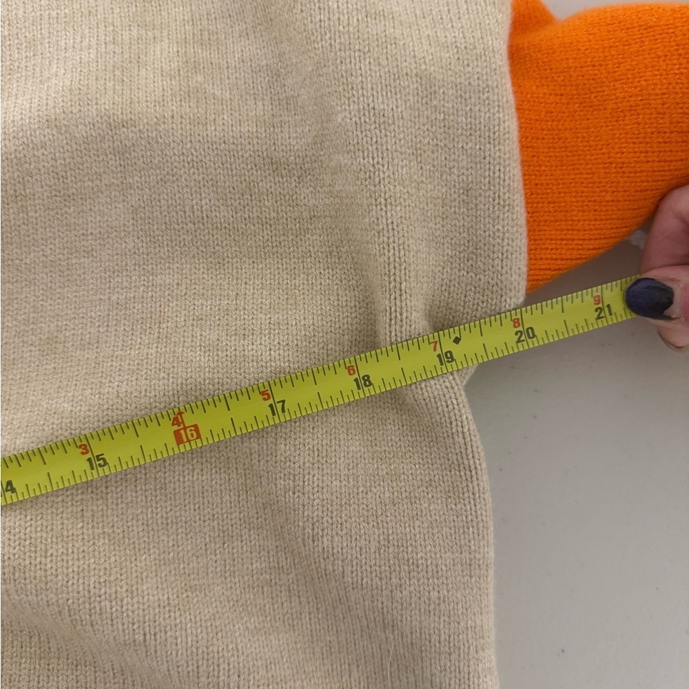 XO KIR by Kerri Rosenthal Colorblock Heart Cardigan Sweater - Picture 9 of 10